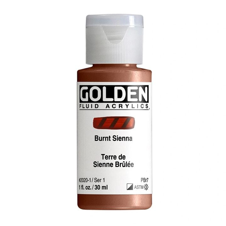 GOLDEN tečna akrilna boja 30 ml – 2020 spaljena sijena