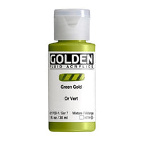 GOLDEN tečna akrilna boja 30 ml – Zeleno zlato 2170