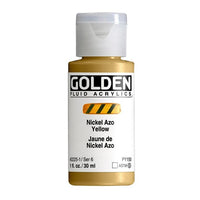 GOLDEN tečna akrilna boja 30 ml – 2225 nikl azo žuta