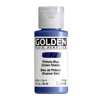 GOLDEN tečna akrilna boja 30 ml – 2255 ftalo plava (zelena nijansa)