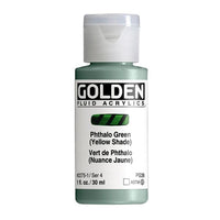 GOLDEN tečna akrilna boja 30 ml – 2275 ftalo zelena (žuta nijansa)