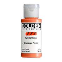 GOLDEN tečna akrilna boja 30 ml – 2276 pirol narandžasta