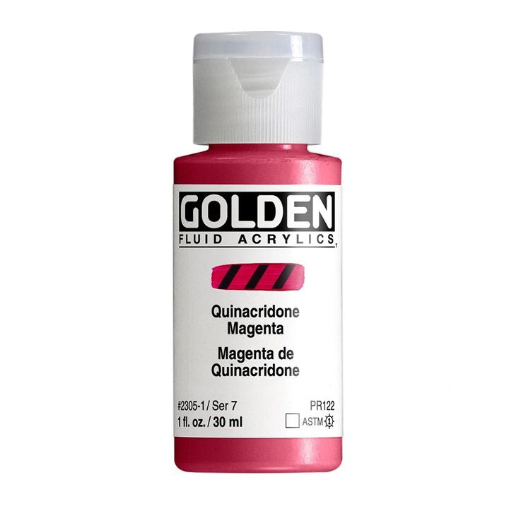 GOLDEN tečna akrilna boja 30 ml – 2305 kinakridon magenta