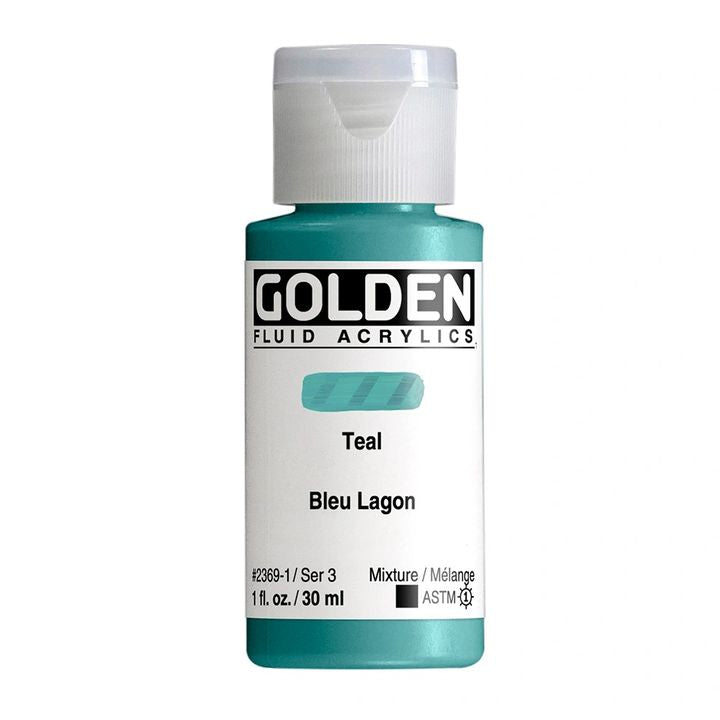 GOLDEN tečna akrilna boja 30 ml – 2369 teal