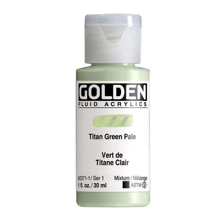 GOLDEN tečna akrilna boja 30 ml – 2371 titanijum bledo zelena