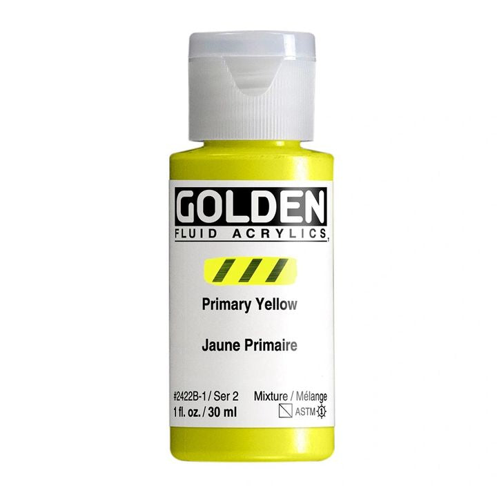 GOLDEN tečna akrilna boja 30 ml – 2422 žuta