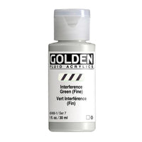 GOLDEN Fluid Interference Akrilna boja 30 ml – 2466 zelena