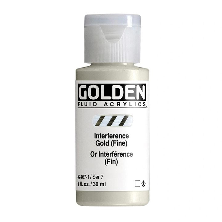 GOLDEN Fluid Interference Akrilna boja 30 ml – 2467 zlata