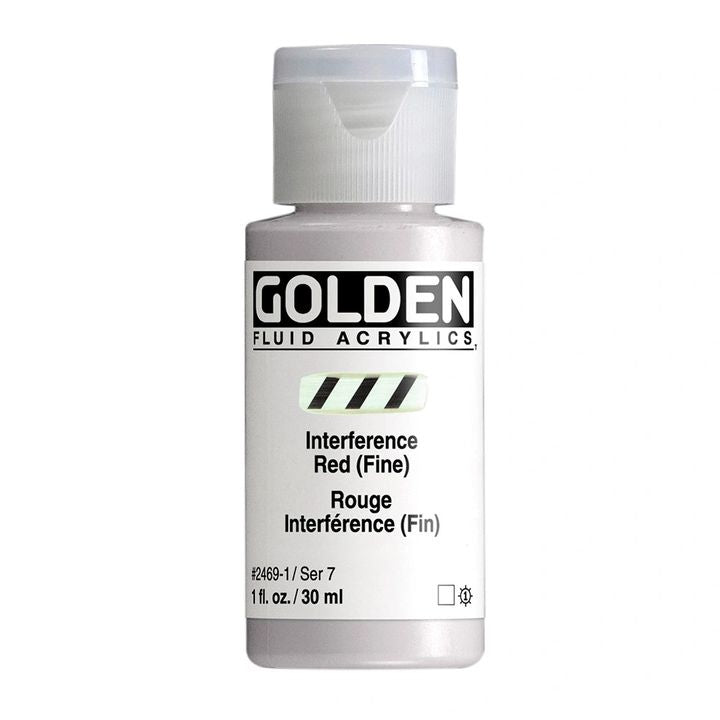 GOLDEN Fluid Interference Akrilna boja 30 ml – 2469 crvena
