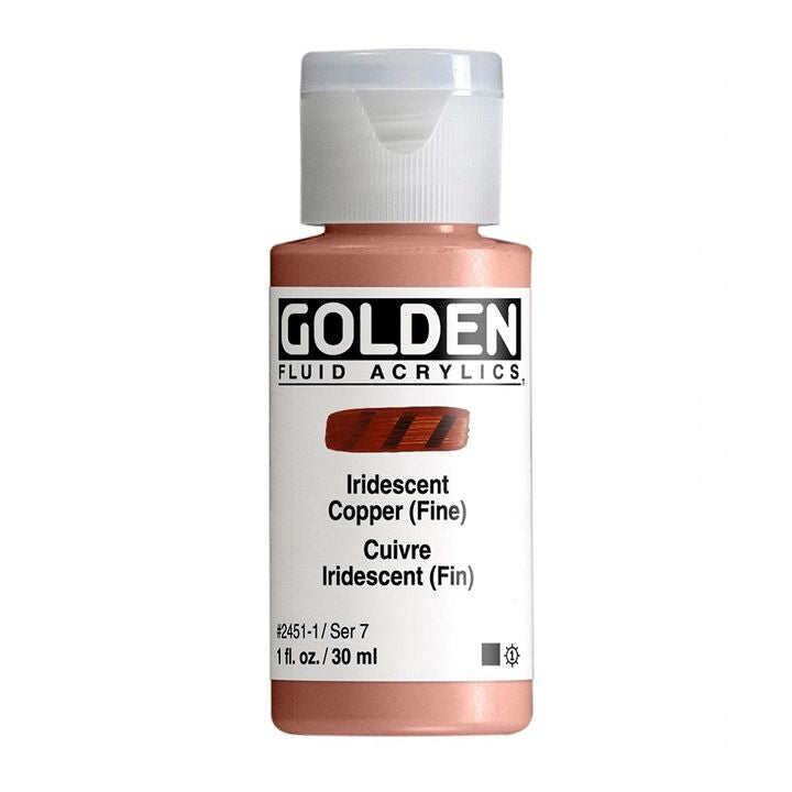 GOLDEN Fluid Iridescent Akrilna boja – 2451 bakar