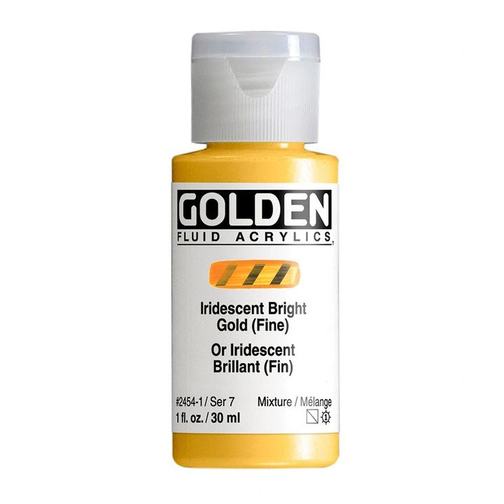 GOLDEN Fluid Iridescent Akrilna boja – 2454 zlatna svetlost