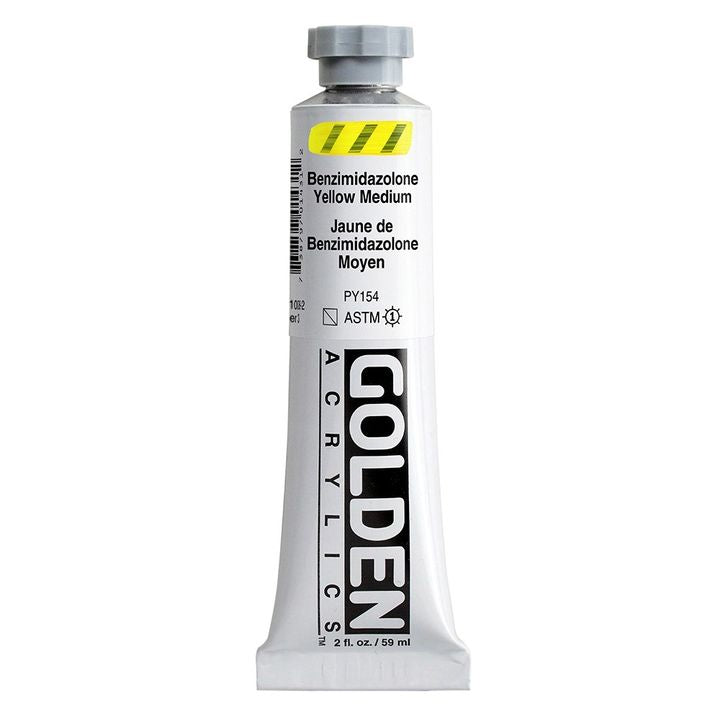 GOLDEN Heavi Bodi Akrilna boja 148 ml – 1008 benzimidazolon srednje žute boje
