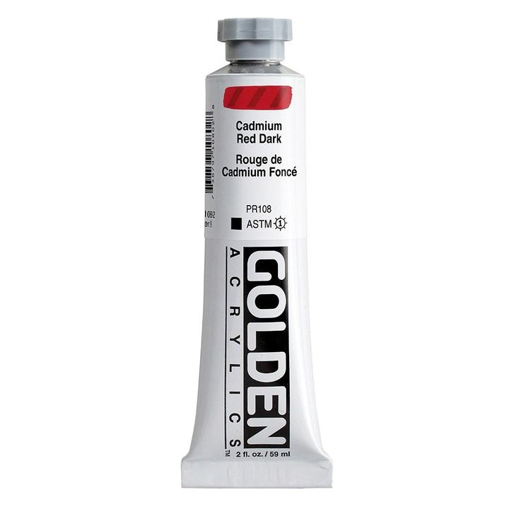 GOLDEN Heavi Bodi Akrilna boja 148 ml – 1080 kadmijum tamnocrvena