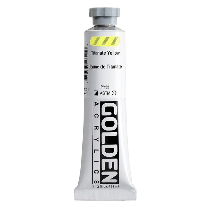 GOLDEN Heavi Bodi Akrilna boja 148 ml – 1375 titanijum žuta