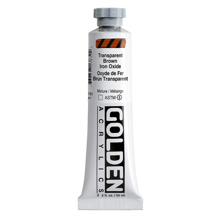 GOLDEN Heavi Bodi Akrilna boja 148 ml – 1383 providni gvozdeni oksid braon
