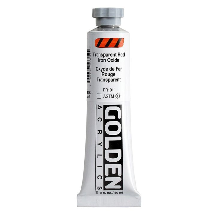 GOLDEN Heavi Bodi Akrilna boja 148 ml – 1385 providni gvozdeni oksid crveni