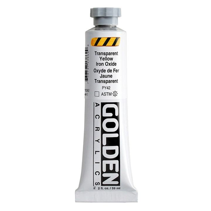 GOLDEN Heavi Bodi Akrilna boja 148 ml – 1386 providni gvozdeni oksid žuti