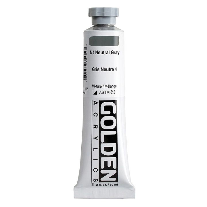 GOLDEN Heavi Bodi Akrilna boja 148 ml – 1444 neutralno siva N4