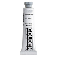 GOLDEN Heavi Bodi Akrilna boja 148 ml – 1448 neutralno siva N8