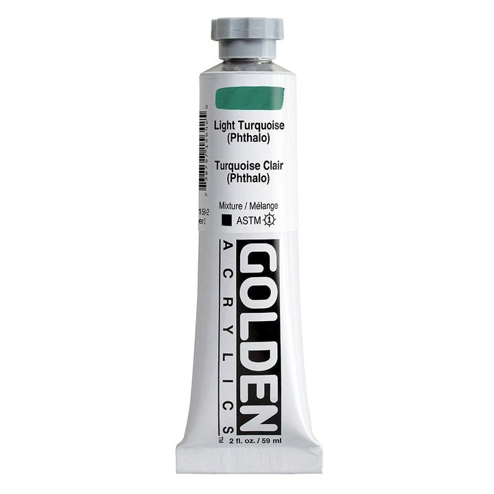GOLDEN Heavi Bodi Akrilna boja 148 ml – 1564 svetlo tirkiz (ftalo)
