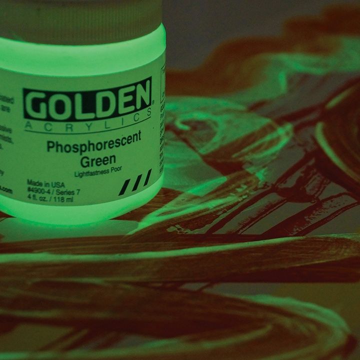 GOLDEN Heavi Bodi Fosforescentna akrilna boja 118 ml