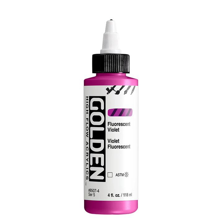 GOLDEN High Flov Fluorescentna akrilna boja 118 ml – 8507 Purple