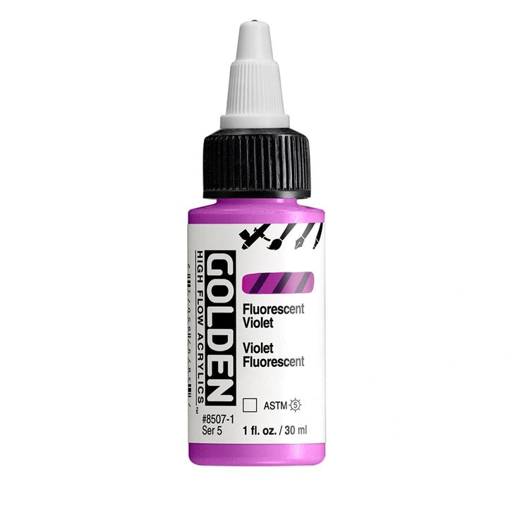 GOLDEN High Flov Fluorescentna akrilna boja 30 ml – 8507 Purple