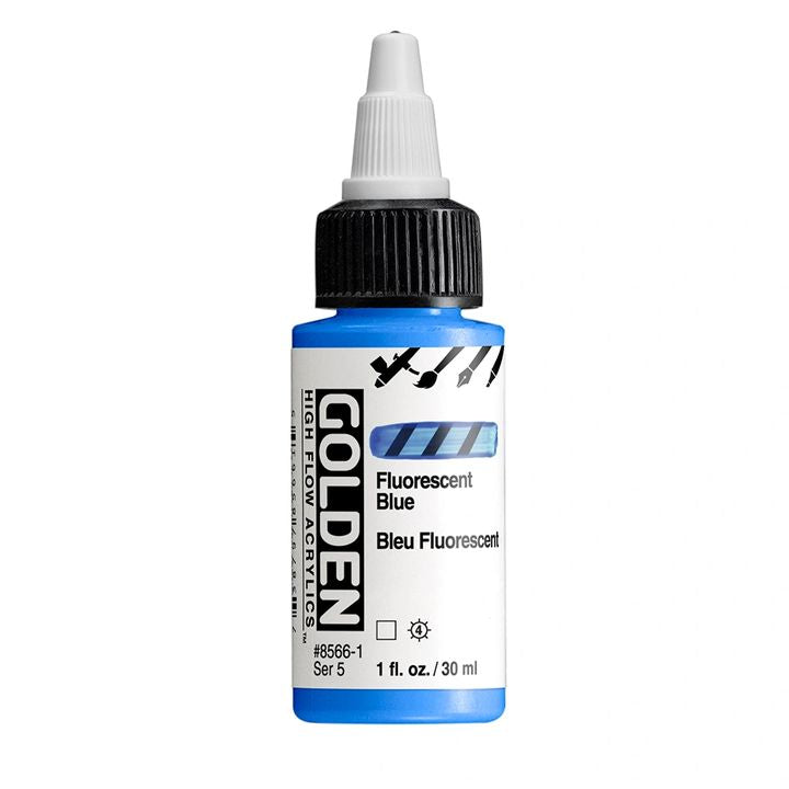 GOLDEN High Flov Fluorescentna akrilna boja 30 ml – 8566 Plava