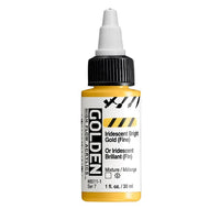 GOLDEN High Flov iridescentna akrilna boja 30 ml – 8511 Jasna Zlata Jemna