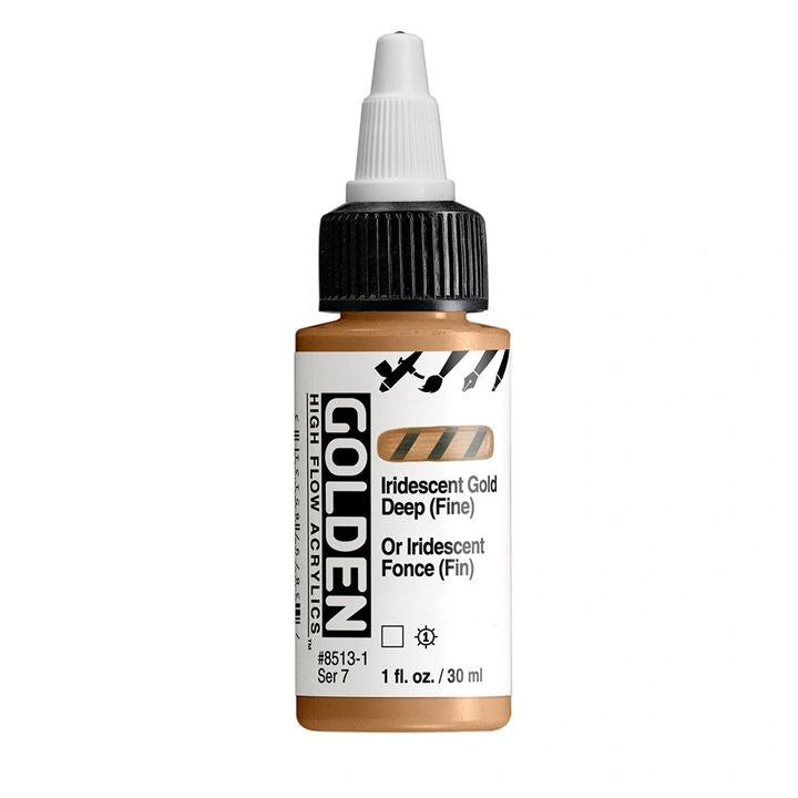 GOLDEN High Flov iridescentna akrilna boja 30 ml – 8513 Deep Golden Gentle