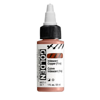 GOLDEN High Flov iridescentna akrilna boja 30 ml – 8571 Copper Fine