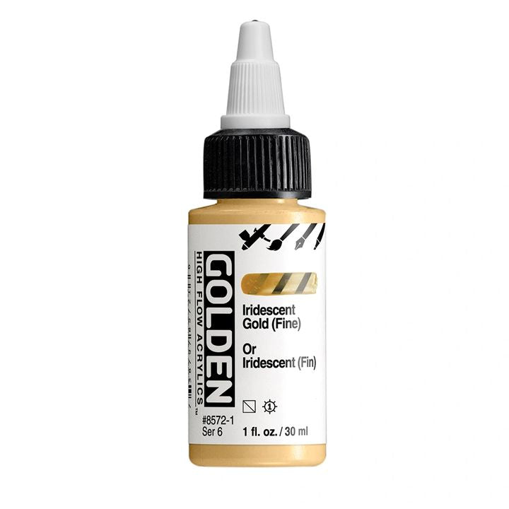 GOLDEN High Flov iridescentna akrilna boja 30 ml – 8572 Zlatna nežna