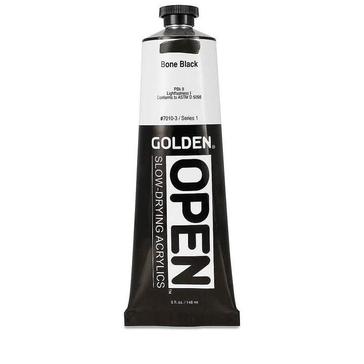 GOLDEN OPEN akrilna boja koja se sporo suši 148 ml – 7010 Bone Black