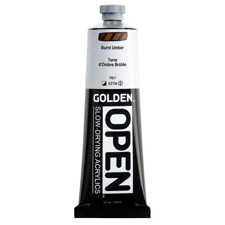 GOLDEN OPEN akrilna boja koja se sporo suši 148 ml – 7030 Spaljena Umbra