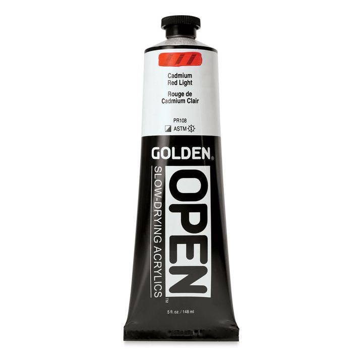 GOLDEN OPEN akrilna boja koja se sporo suši 148 ml – 7090 Kadmijum crveno svetlo