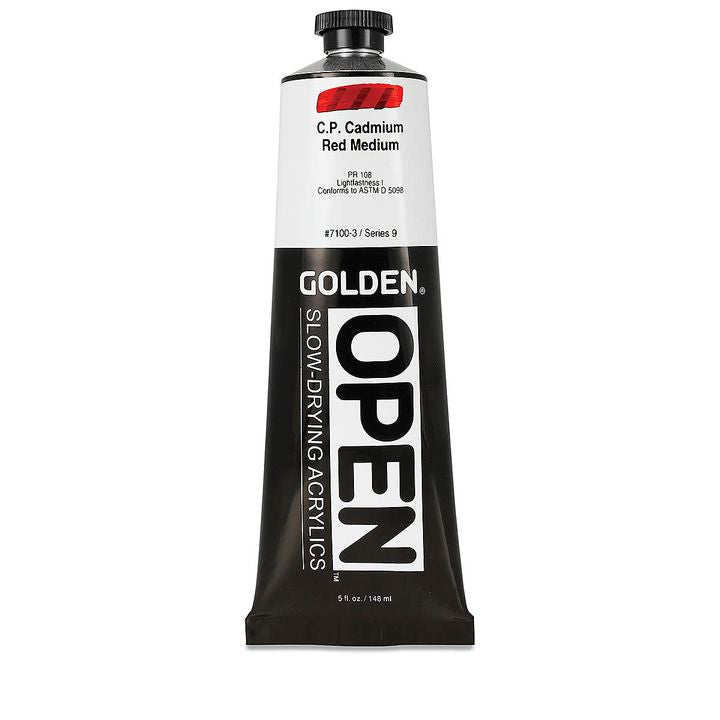 GOLDEN OPEN akrilna boja koja se sporo suši 148 ml – 7100 Kadmijum crveni srednji
