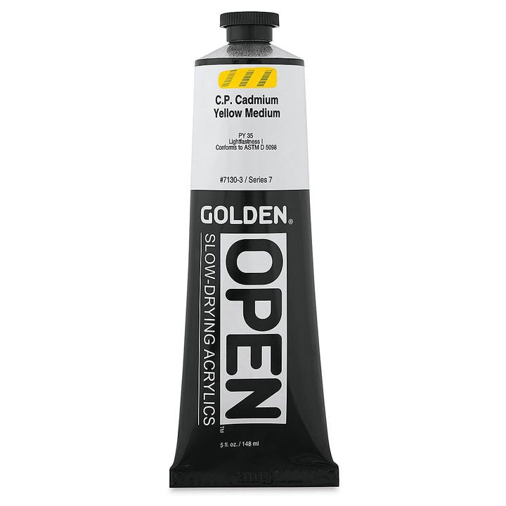 GOLDEN OPEN akrilna boja koja se sporo suši 148 ml – 7130 Kadmijum žuta srednja