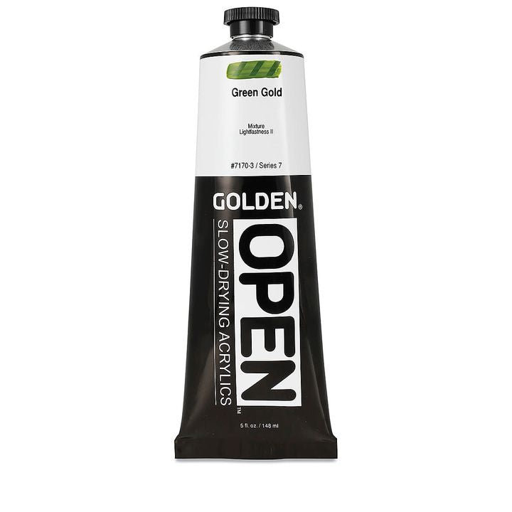 GOLDEN OPEN akrilna boja koja se sporo suši 148 ml – 7170 Green Golden