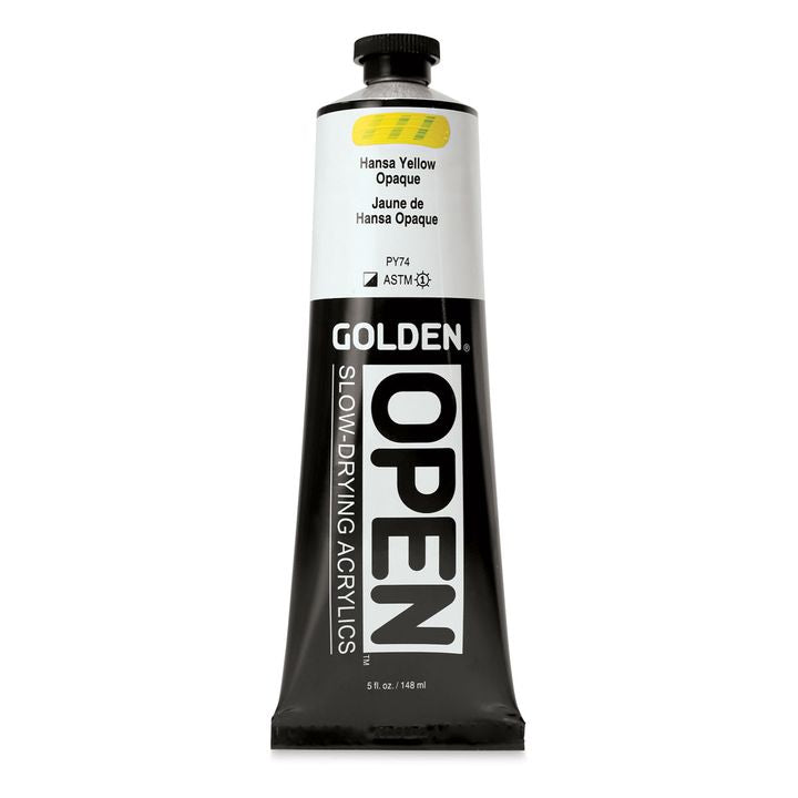 GOLDEN OPEN akrilna boja koja se sporo suši 148 ml – 7191 Hansa žuti omot