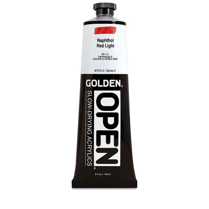 GOLDEN OPEN akrilna boja koja se sporo suši 148 ml – 7210 Naftol crveno svetlo