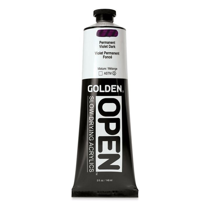 GOLDEN OPEN akrilna boja koja se sporo suši 148 ml – 7253 Permanent Purple Dark