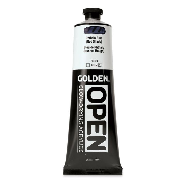 GOLDEN OPEN akrilna boja koja se sporo suši 148 ml – 7260 Ftalocianin plava (crvena nijansa)