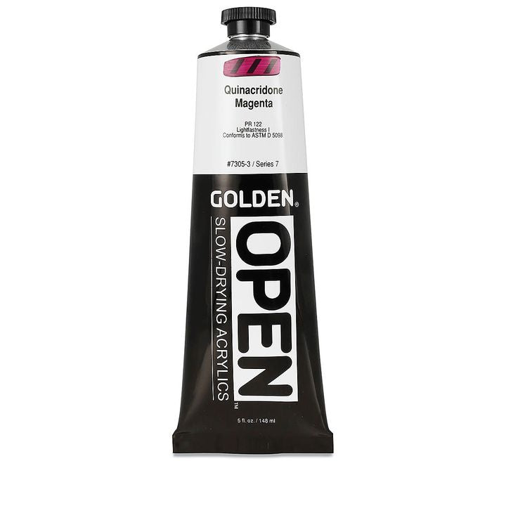 GOLDEN OPEN akrilna boja koja se sporo suši 148 ml – 7305 Kuinacridone Magenta
