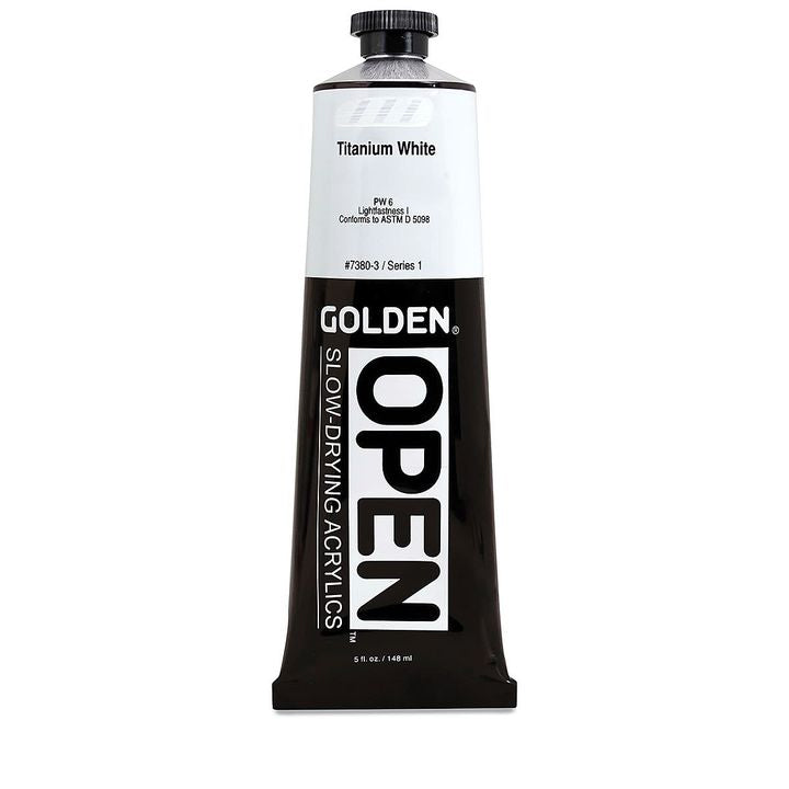 GOLDEN OPEN akrilna boja koja se sporo suši 148 ml – 7380 Titanijum bela