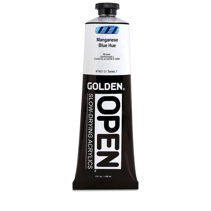 GOLDEN OPEN akrilna boja koja se sporo suši 148 ml – 7457 Manganese Blue Hue