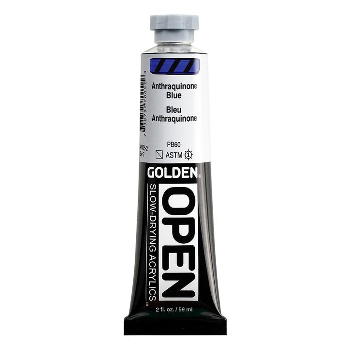GOLDEN OPEN akrilna boja koja se sporo suši 59 ml – 7005 Anthrahinon plava