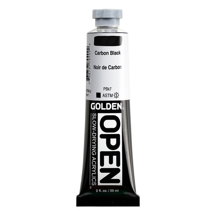 GOLDEN OPEN akrilna boja koja se sporo suši 59 ml – 7040 čađa