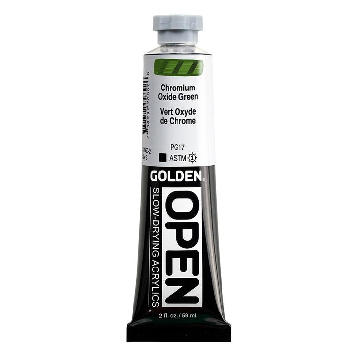 GOLDEN OPEN akrilna boja koja se sporo suši 59 ml – 7060 Chromium Okide Green