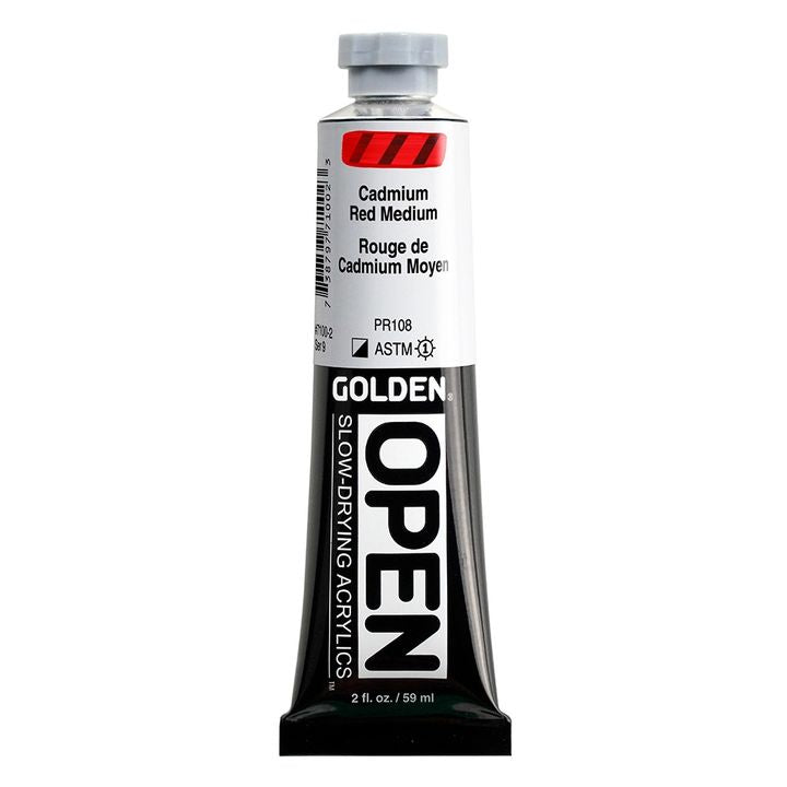 GOLDEN OPEN akrilna boja koja se sporo suši 59 ml – 7100 Kadmijum crveni srednji