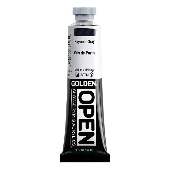 GOLDEN OPEN akrilna boja koja se sporo suši 59 ml – 7240 Paine's Grei